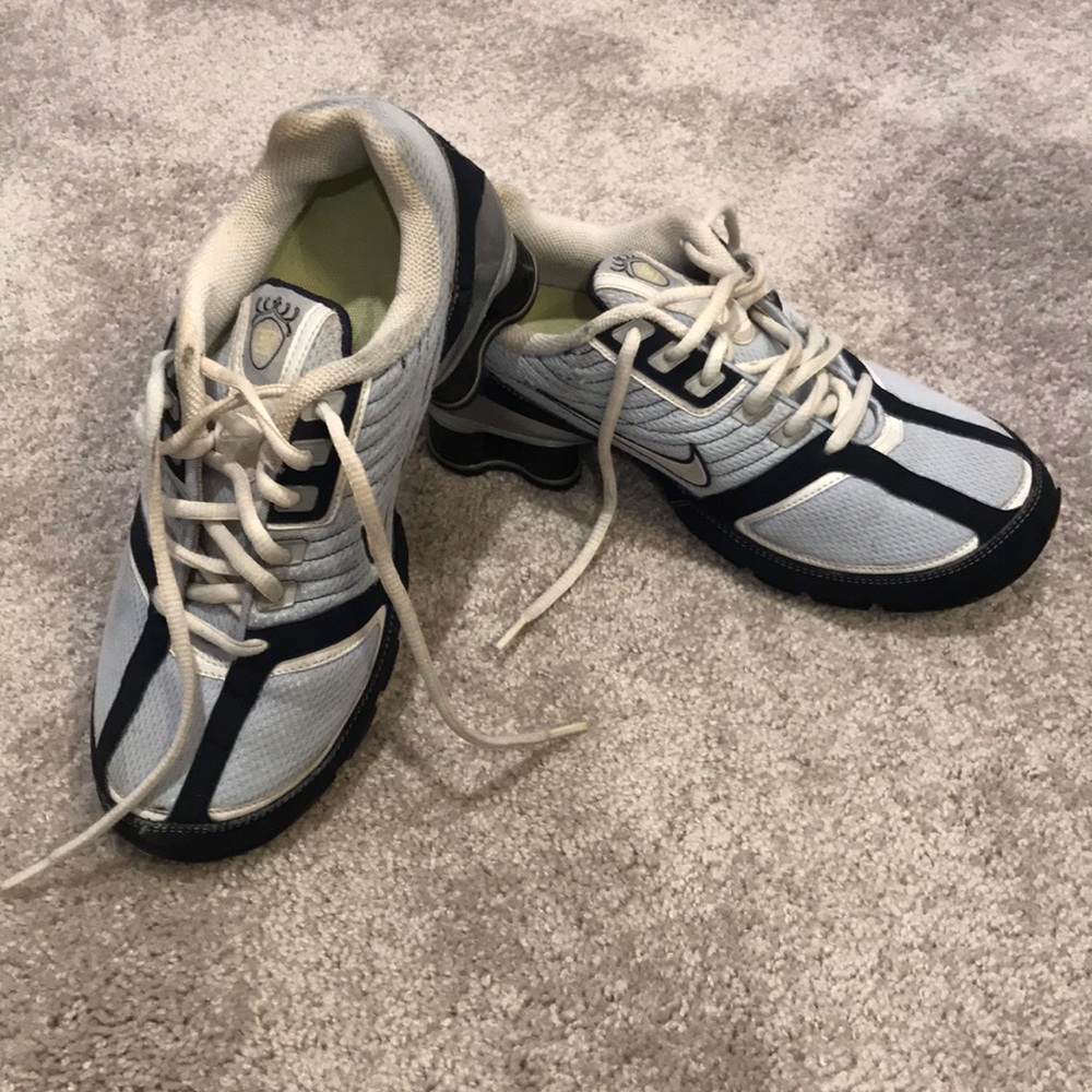 Nike blue shocks